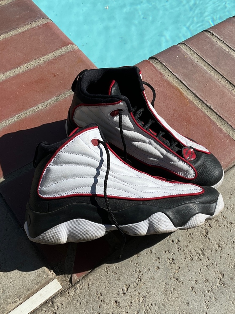 Jordan Kids Sneakers White Black Red